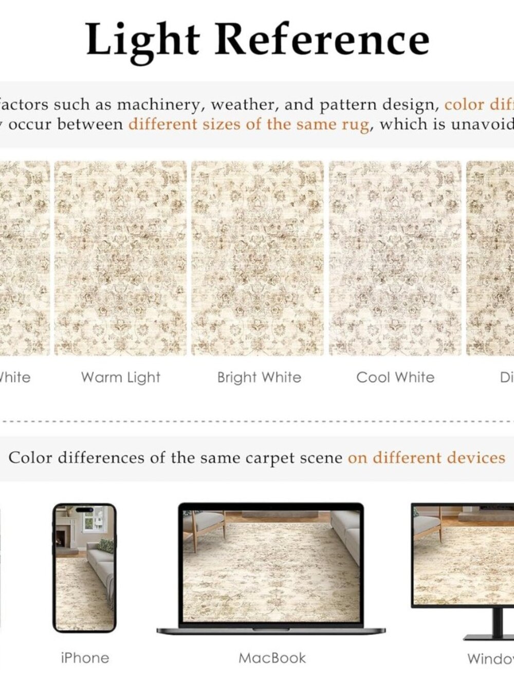 2x3 Beige Neutral Area Rug - Picture 8 of 8